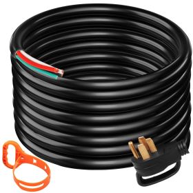 VEVOR 40Ft 50Amp Generator Extension Cord 6 Gauge STW 6/3+8/1 Generator Cord Generator Power Cord N14-50P to Bare Wire Cut Wire Cord Extension Power C